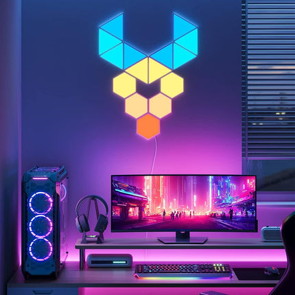 Govee Gaming Wall Glide Tri-angle Light Panels 10pack