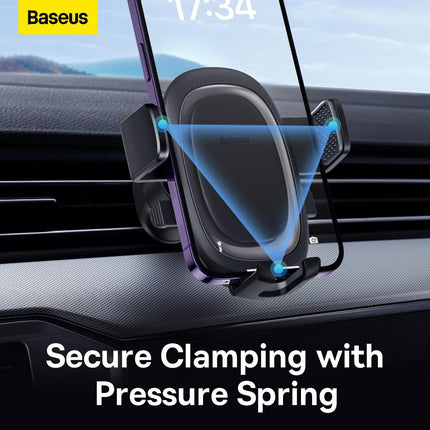 Baseus Car Holder Dash/Wind Gravity Telescopic Suction UltraControl Pro Series Black