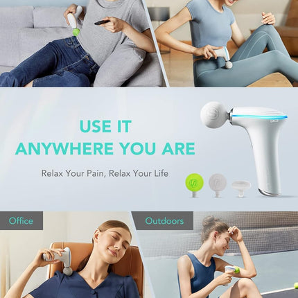 SKG Body Gun Massager Mini F5-EN White
