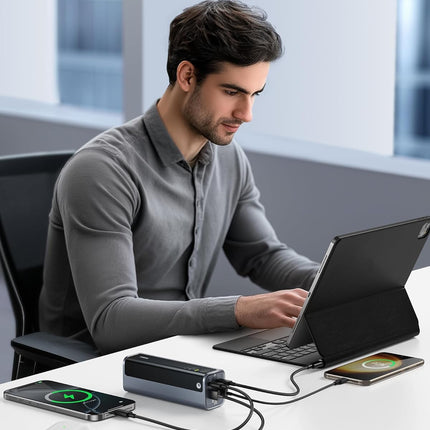 Baseus Powerbank 145W 20800mAh + Display EnerGeek GP12