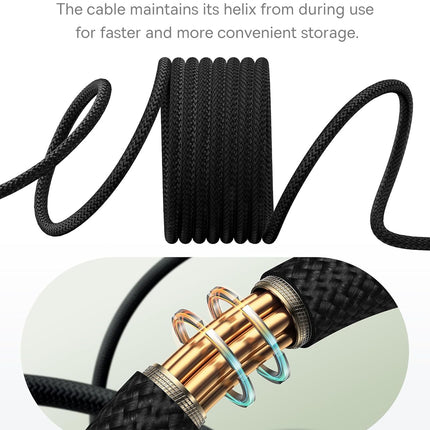 Baseus Tungsten Gold Magnetic Charging Cable Type-C to iP
