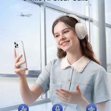 Baseus Headphones Over Ear ANC Bass BH1 NC White
