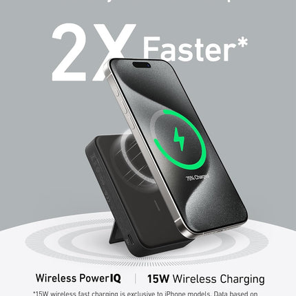 Anker Mobile Powerbank 10000 MagGo 633 Wireless 15W, with 27W USB C  Black