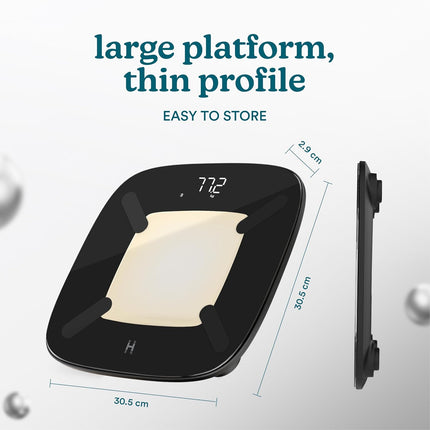 HoMedics Body Scale Glo Smart Analyser SCL-BBC200 Black