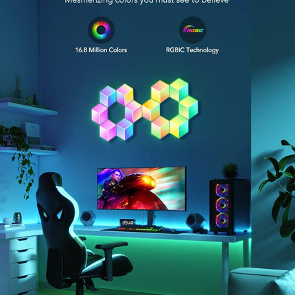 Govee Gaming Wall Glide Hexa Pro Light Panels 10pack