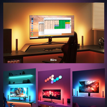 Govee Gaming Monitor Back Light Strip + 2xLight Bars H6608