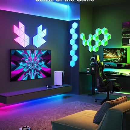 Govee Gaming Wall Glide Hexa Pro Light Panels 10pack