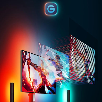 Govee Gaming Monitor Back Light Strip + 2xLight Bars H6608