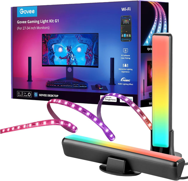 Govee Gaming Monitor Back Light Strip + 2xLight Bars H6608