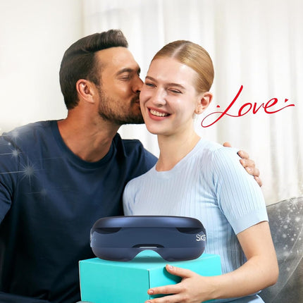 SKG Eye Massager Airbag-Hot Compress-Music & Visible Window E3 Pro