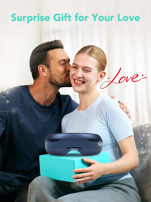 SKG Eye Massager Airbag-Hot Compress-Music & Visible Window E3 Pro