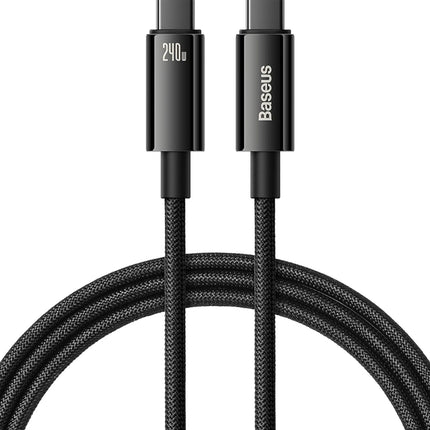 Baseus Cable USB-C to USB-C Tungsten Gold 240W 1.0m Blk