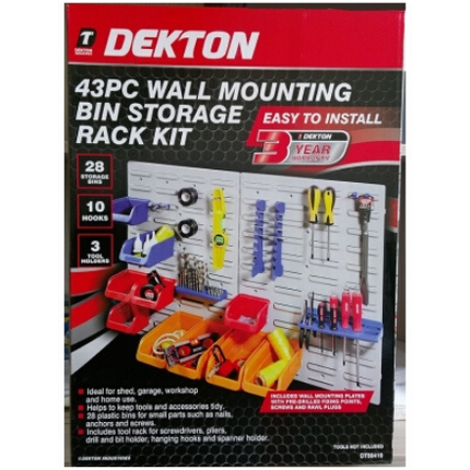 Σύστημα αποθήκευσης τοίχου 43pcs – Dekton