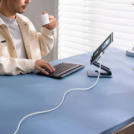 Baseus Cable Lightning to USB-C Silky Series 1.0m White