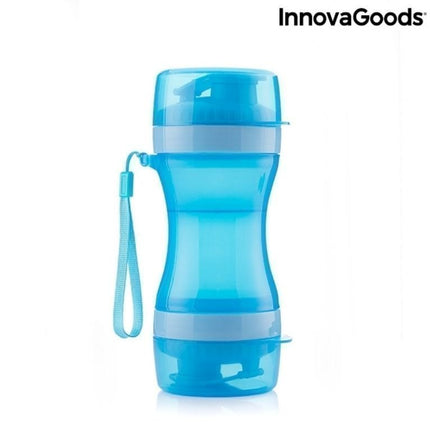 InnovaGoods Μπουκάλι Κατοικιδίων με Δοχεία Νερού και Τροφής 2 σε 1 V0103141