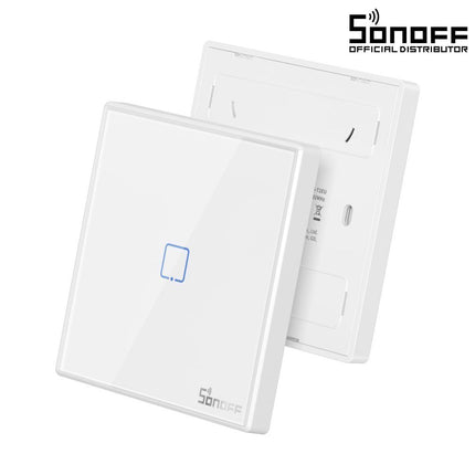 Sonoff Smart Home Ασύρματος Διακόπτης Τοίχου RF 433MHz 80065 1 Τεμάχιο Λευκό