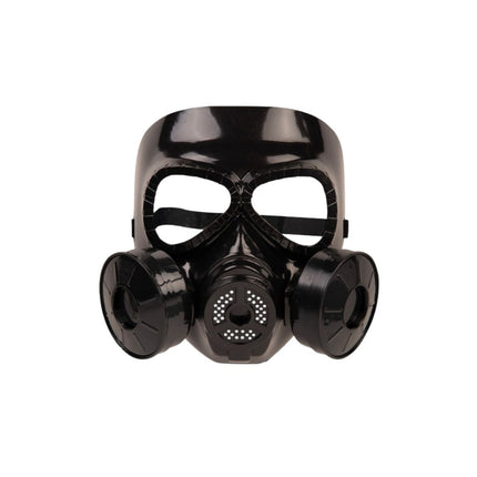 Αποκριάτικη Μάσκα Αερίων Gas Mask Industrial Style Μαύρο