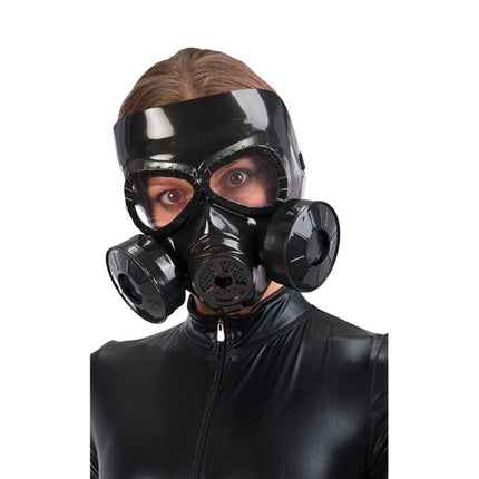 Αποκριάτικη Μάσκα Αερίων Gas Mask Industrial Style Μαύρο