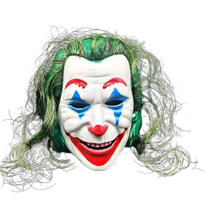 Αποκριάτικη Μάσκα The Joker με Πράσινα Μαλλιά