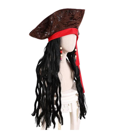 Αποκριάτικο Σετ Πειρατή Καπέλο & Περούκα Pirate Style 130g