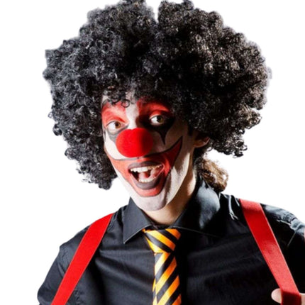 Αποκριάτικη Περούκα Afro με Πλούσιο Όγκο 105g Μαύρο