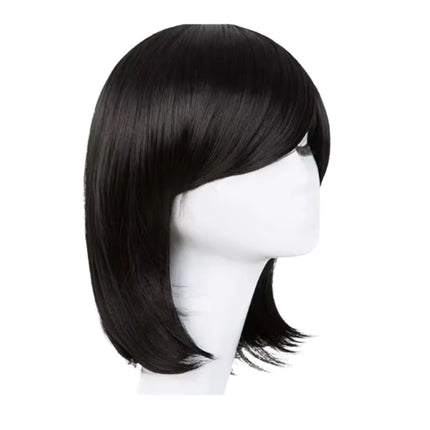 Αποκριάτικη Περούκα Ίσια Girly Style 130g Μαύρο
