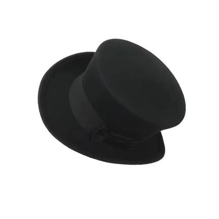 Αποκριάτικο Κλασικό Vintage Καπέλο με Κομψή Κορδέλα