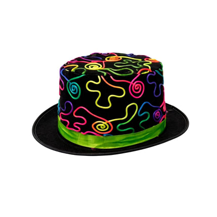Αποκριάτικο Top Hat με Πολύχρωμα Σχέδια Nuevo Colors