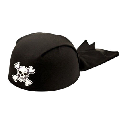 Αποκριάτικη Μπαντάνα Πειρατή με Νεκροκεφαλή και Κόκαλα