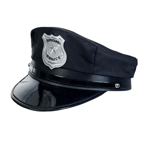 Αποκριάτικο Καπέλο Αστυνομικού με Διακοσμητικό Σήμα Police