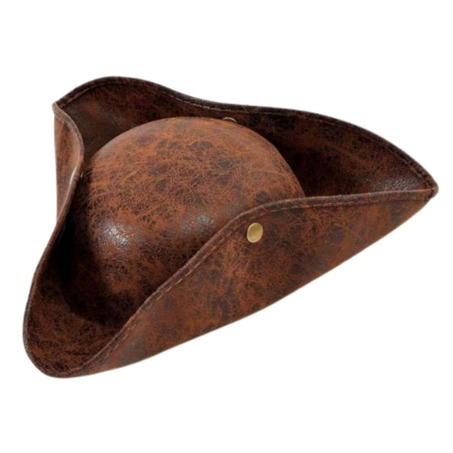 Jack Sparrow Αποκριάτικο Τρίκοχο Καπέλο με Vintage Όψη