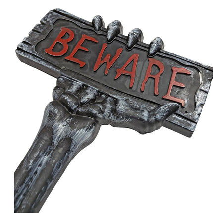 Αποκριάτικη Πινακίδα Τρόμου “BEWARE” Halloween