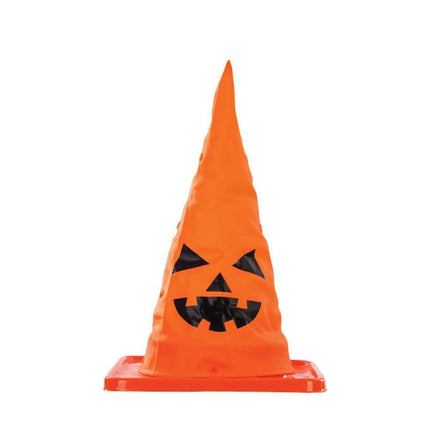 Halloween Καπέλο Κώνος με Φωτιζόμενη Κολοκύθα