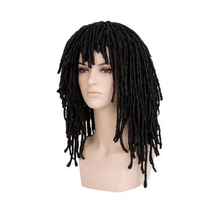 Αποκριάτικη Περούκα Rasta με Μακριά Dreadlocks 140g Μαύρo