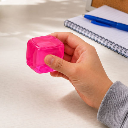 Cube Squeeze Ball Παιχνίδι Αντιστρές Squishy Κύβος 5x5cm 1 Τεμάχιο 3+ Ετών