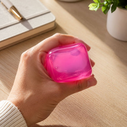 Cube Squeeze Ball Παιχνίδι Αντιστρές Squishy Κύβος 5x5cm 1 Τεμάχιο 3+ Ετών