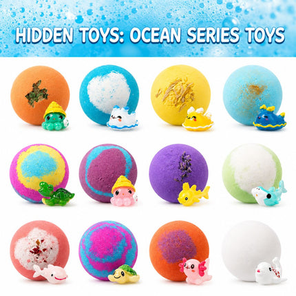 Bath Bomb Παιδική Μπάλα Μπάνιου με Έκπληξη Ζωάκι 50gr 1 Τεμάχιο 3+ Ετών