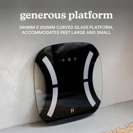 HoMedics Body Scale Essential with Body Comp Analyser SCL-BC145 Black