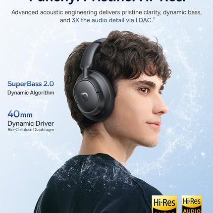 Baseus Headphones Over Ear ANC Bass BH1 NC Black