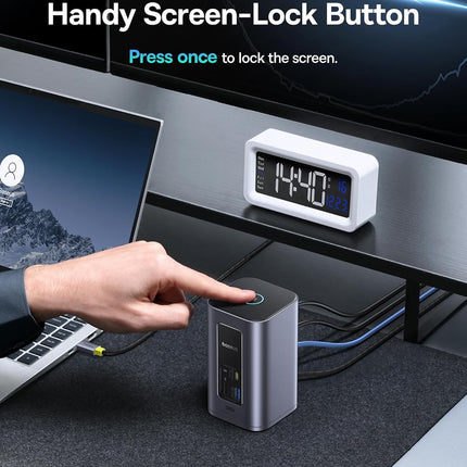 Baseus IT USB Hub 12-in-1 2xUSB-C/2x4KHDMI/2xUSB-C/3xUSB-A/RJ45/SD/PD100W