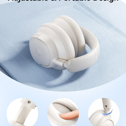 Baseus Headphones Over Ear ANC Bass BH1 NC White