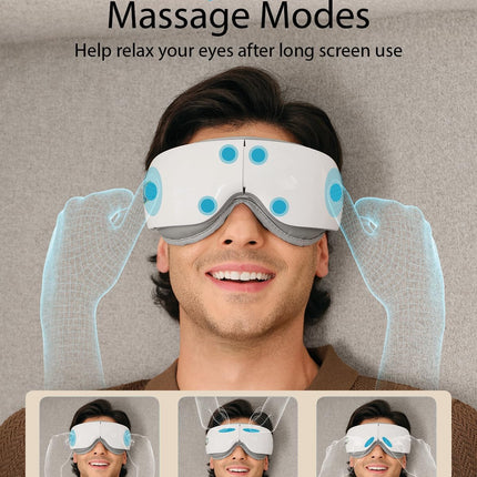 SKG Eye Massager Skin Friendly-Hot Compress-Music ES500 Black