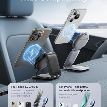 Baseus Car Charger Wireless Dash Magnetic PrimeTrip Series C02 Black