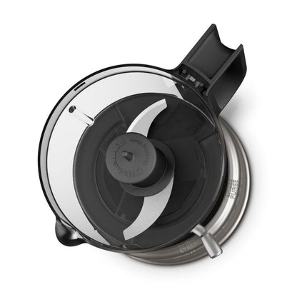 KitchenAid Μίνι Πολυκόφτης 830ml 240W με 2 Ταχύτητες και Λεπίδα από Ανοξείδωτο Ατσάλι 5KFC3516BCU Contour Silver