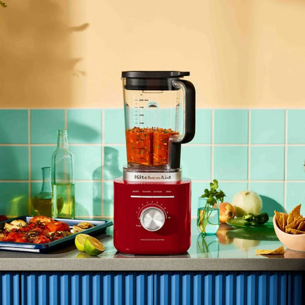 KitchenAid Pure Power Μπλέντερ 2.1L με 10 Ταχύτητες και Λεπίδες Θρυμματισμού Πάγου 5KSB2073BER Empire Red