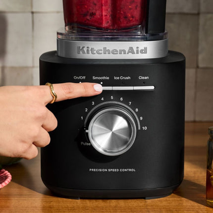 KitchenAid Pure Power Μπλέντερ 2.1L με 10 Ταχύτητες και Λεπίδες Θρυμματισμού Πάγου 5KSB2073BER Empire Red