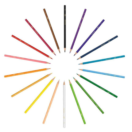 BIC Kids Aquacolour Σετ 18 Ακουαρέλας Ξυλομπογιές με Πλούσια Κάλυψη & Εξαγωνικό Σώμα