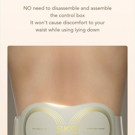 SKG Waist Massager Hot Compress-TENS W7 Pro
