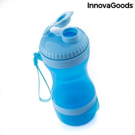 InnovaGoods Μπουκάλι Κατοικιδίων με Δοχεία Νερού και Τροφής 2 σε 1 V0103141