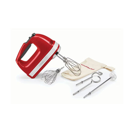 KitchenAid Artisan Μίξερ Χειρός 85W 9 Ταχυτήτων με LED Ένδειξη και Ανοξείδωτα Εξαρτήματα 5KHM9212BER Empire Red